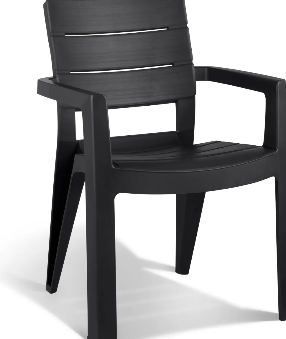 Allibert Stapelstuhl Ibiza schwarz