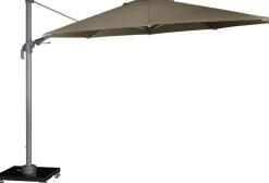 Ampelschirm Merida taupe UPF 30+ D 350 cm