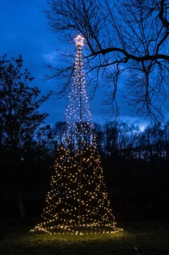 Anna's Collection Fahnenmast-Beleuchtung mit 836 LEDs H 500 cm