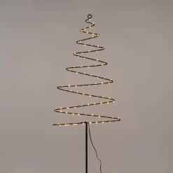 Anna's Collection Gartenstecker Weihnachtsbaum mit Beleuchtung 33 x 103 cm