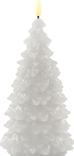 Anna's Collection LED Kerze Sito weiß D 9,5 H 20 cm