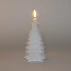 Anna's Collection LED Kerze Sito weiß D 9,5 H 20 cm