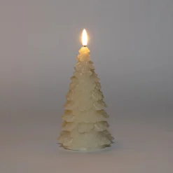 Anna's Collection LED Kerze Sito elfenbein D 9,5 H 20 cm