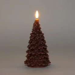 Anna's Collection LED Kerze Sito rosa D 9,5 H 20 cm