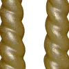 Anna's Collection LED Stabkerzen Swirl gold D 2 H 23 cm 2 St.