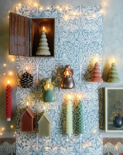 Anna's Collection LED Stabkerze Rambu creme D 2,2 H 23 cm