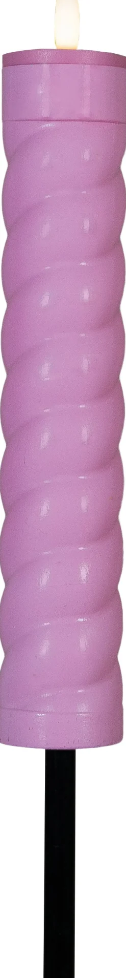 Anna's Collection Solarfackel Swirl rosa D 4 H 97 cm