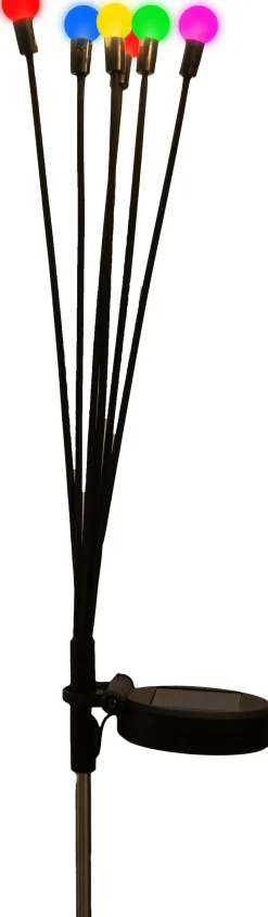 Anna's Collection Solarstecker Fireflies schwarz 6,5 x 5 x 38,5 cm multi