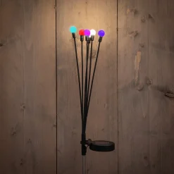 Anna's Collection Solarstecker Fireflies schwarz 6,5 x 5 x 38,5 cm multi