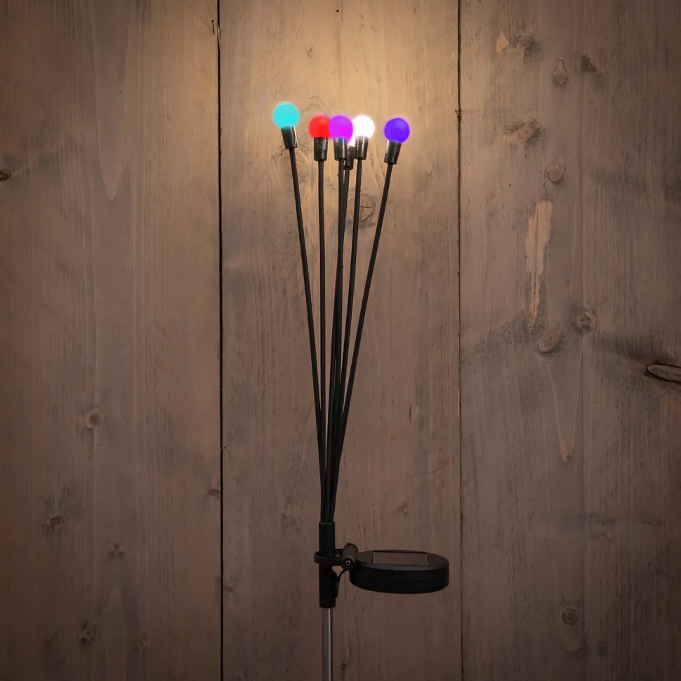 Anna's Collection Solarstecker Fireflies schwarz 6,5 x 5 x 38,5 cm multi