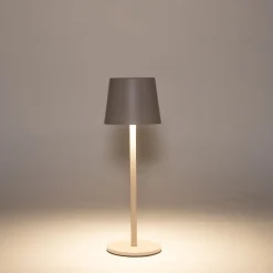 Anna's Collection Tischlampe Mat braun D 9 H 27 cm