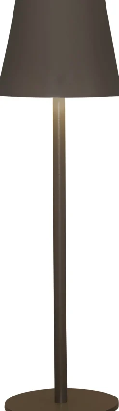 Anna's Collection Tischlampe Mat grau D 11 H 36 cm