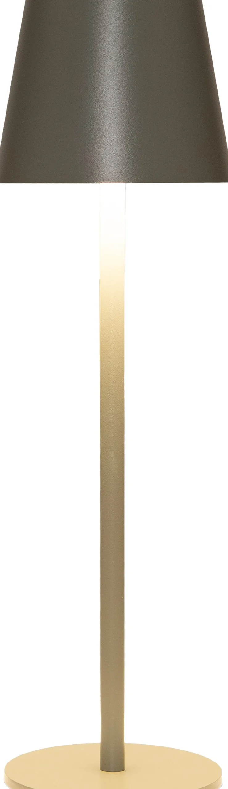 Anna's Collection Tischlampe Mat grün D 11 H 36 cm