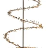 Anna's Collection Weihnachtsbaum Swirl schwarz mit 480 extra warmen Lichtern D 67 H 120 cm