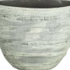 Bela Arte Blumentopf Dick 45 x 20,5 x 34 cm Zement Streifen