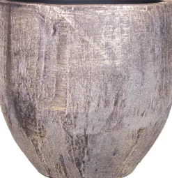 Bela Arte Blumentopf Madeira gold / grau D 24 H 24 cm