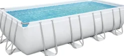 Bestway Stahlrahmen-Pool Power Steel rechteckig 549 x 274 x 122 cm