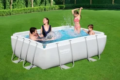 Bestway Stahlrahmen-Pool Power Steel rechteckig 282 x 196 x 84 cm