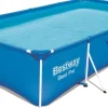 Bestway Stahlrahmen-Pool rechteckig 400 x 211 x 81 cm