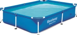 Bestway Stahlrahmen-Pool Steel Pro rechteckig 221 x 150 x 43 cm