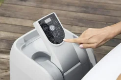 Bestway Whirlpool aufblasbar Lay-Z-Spa Miami 2 rund schwarz D 180 H 66 cm