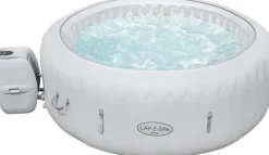 Bestway Whirlpool aufblasbar Lay-Z-Spa Paris rund grau D 196 H 66 cm