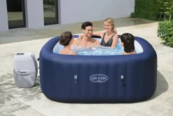 Bestway Whirlpool aufblasbar Lay-Z-Spa Hawaii eckig blau 180 x 180 x 71 cm