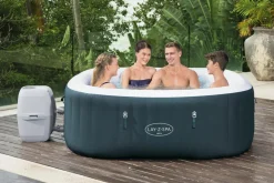Bestway Whirlpool aufblasbar Lay-Z-Spa Ibiza eckig grün 180 x 180 x 66 cm