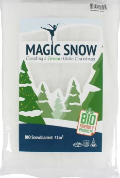 Bio Snow Kunstschnee-Decke biologisch abbaubar 100 x 100 cm