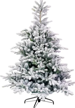 Black Box künstlicher Weihnachtsbaum Grand Fir mit Schnee D 152 H 215 cm