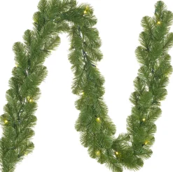 Black Box Tannengirlande Norton 180 cm mit 15 LEDs warmweiß