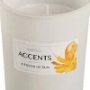 Bolsius Duftkerze Accents A Touch Of Sun weiß 33 Std.D 8 H 10 cm