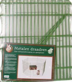 Boon Kaninchengehege 6 Panele grün 60 x 67 cm