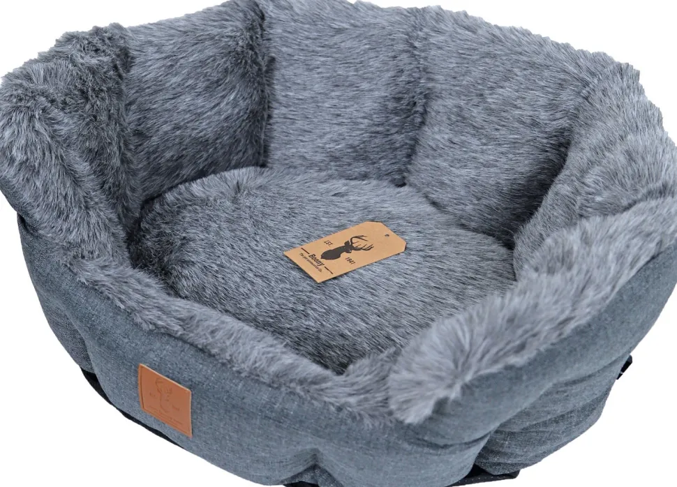 Boony Est 1941 Hundekorb grau 60 x 50 x 20 cm