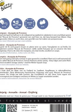 Buzzy® Ornamental Kürbis (Cucurbita moschata 'Musquée De Provence') Samen