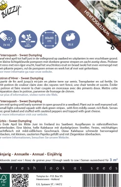 Buzzy® Ornamental Kürbis (Cucurbita pepo 'Sweet Dumpling') Samen