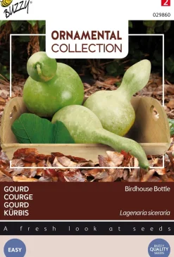 Buzzy® Ornamental Kürbis (Lagenaria siceraria 'Birdhouse Bottle') Samen