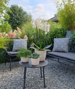 Capi Europe Blumentopf Groove beige D 13 H 12 cm