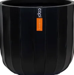 Capi Europe Blumentopf Nature Craft schwarz D 9 H 8 cm