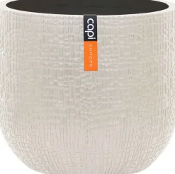 Capi Europe Blumentopf Nature Skin beige D 17,2 H 15,3 cm