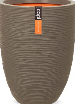 Capi Europe Blumentopf Nature-Rib elfenbein D 34 H 46 cm