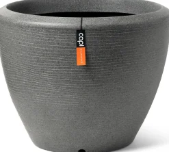 Capi Europe Blumentopf Granite anthraziet D 48 H 35 cm
