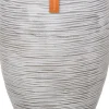 Capi Nature Rib Pflanzkübel hoch D 45 H 72 cm creme