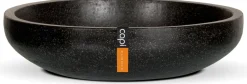 Capi Stuff Pflanzschale Terrazzo D 36 x H 9 cm schwarz