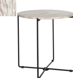 Casa Vivante Beistelltisch Liva braun 47 x 47 x 45 cm