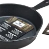 Cast Iron Bratpfanne schwarz D 15 cm H 3 cm