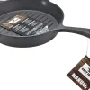Cast Iron Grillpfanne schwarz D 28 cm H 5 cm