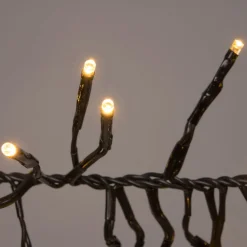 Cluster-Lichterkette Flash 4,5 m mit 768 Lämpchen warmweiß