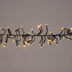 Cluster-Lichterkette Flash 6,9 m mit 1152 Lämpchen warmweiß