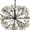 Countryfield Hängelampe Lichtkaskade Apollo schwarz mit 576 LEDs warmweiss D 40 cm